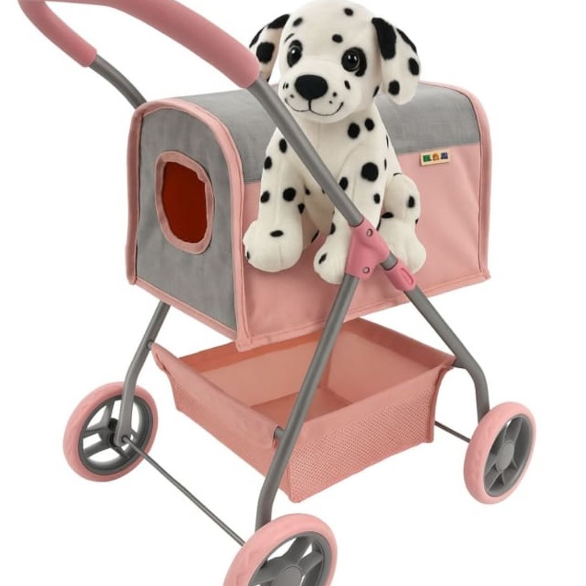 BESTOYS - Coche muñeca para mascotas Bestoys metalico no incluye peluche