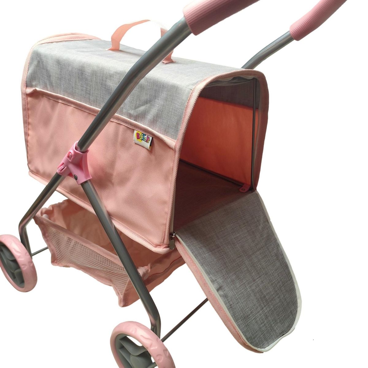 BESTOYS - Coche muñeca para mascotas Bestoys metalico no incluye peluche