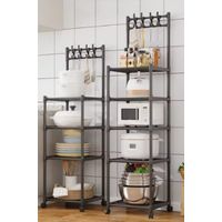 Rack organizador de cocina para electrodomésticos y utensilios