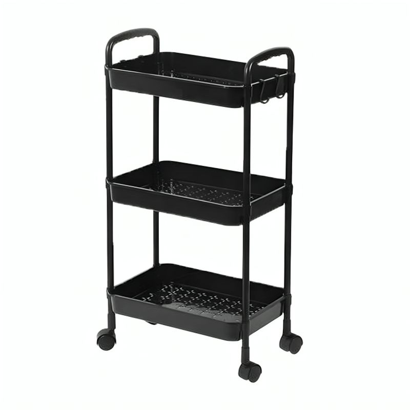 SIRENA - CARRITO 3 NIVELES ORGANIZADOR COCINA NEGRO