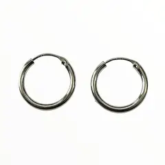 TAETHAI - Aros plata 925 tipo argollita lisa
