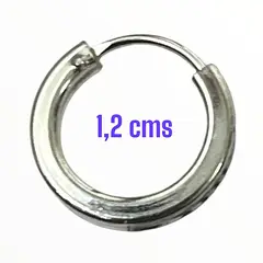 TAETHAI - Aros plata 925 argollitas tubulares cuadrado