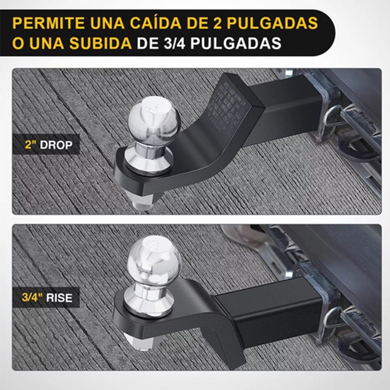 GENERICO - Kit De Arrastre Lengüeta Cople Bola Perno Y Remolque
