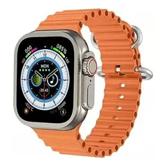 GENERICO - Reloj Smartwatch S9 Ultra 49mm Salud Cardiaca Prueba Agua Naranja