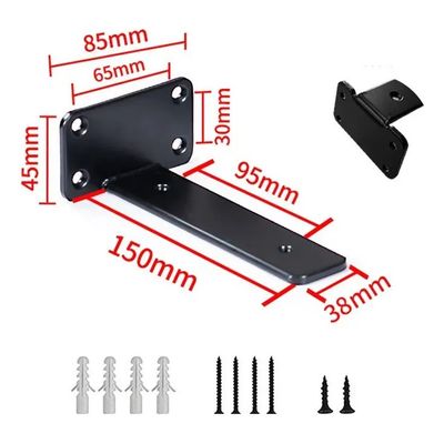 Imagen 2 del producto 6pcs Soporte Repisa Flotantes Montaje Pared Baño Cocina15cm