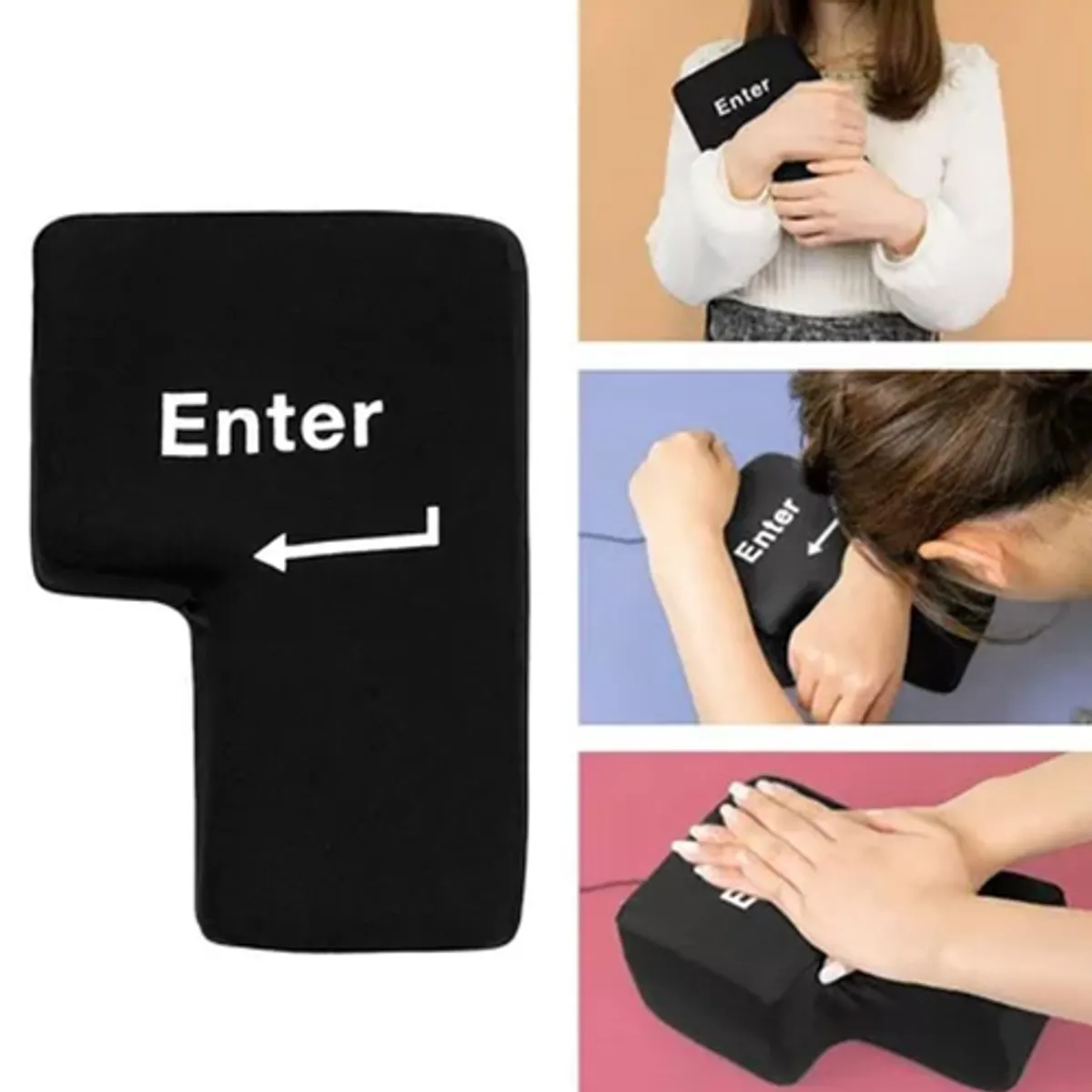ATURE - Tecla Enter Gigante Antiestrés Usb Para Computadora Almohada