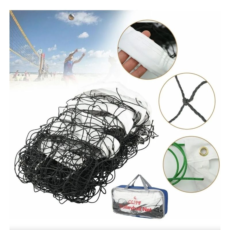 EDWINAYY - Torpedo Red Voleibol Cable Acero Durable Impermeable Playa