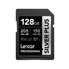 LEXAR - Tarjeta Lexar® Professional SILVER PLUS SDXC™ UHS-I 128GB