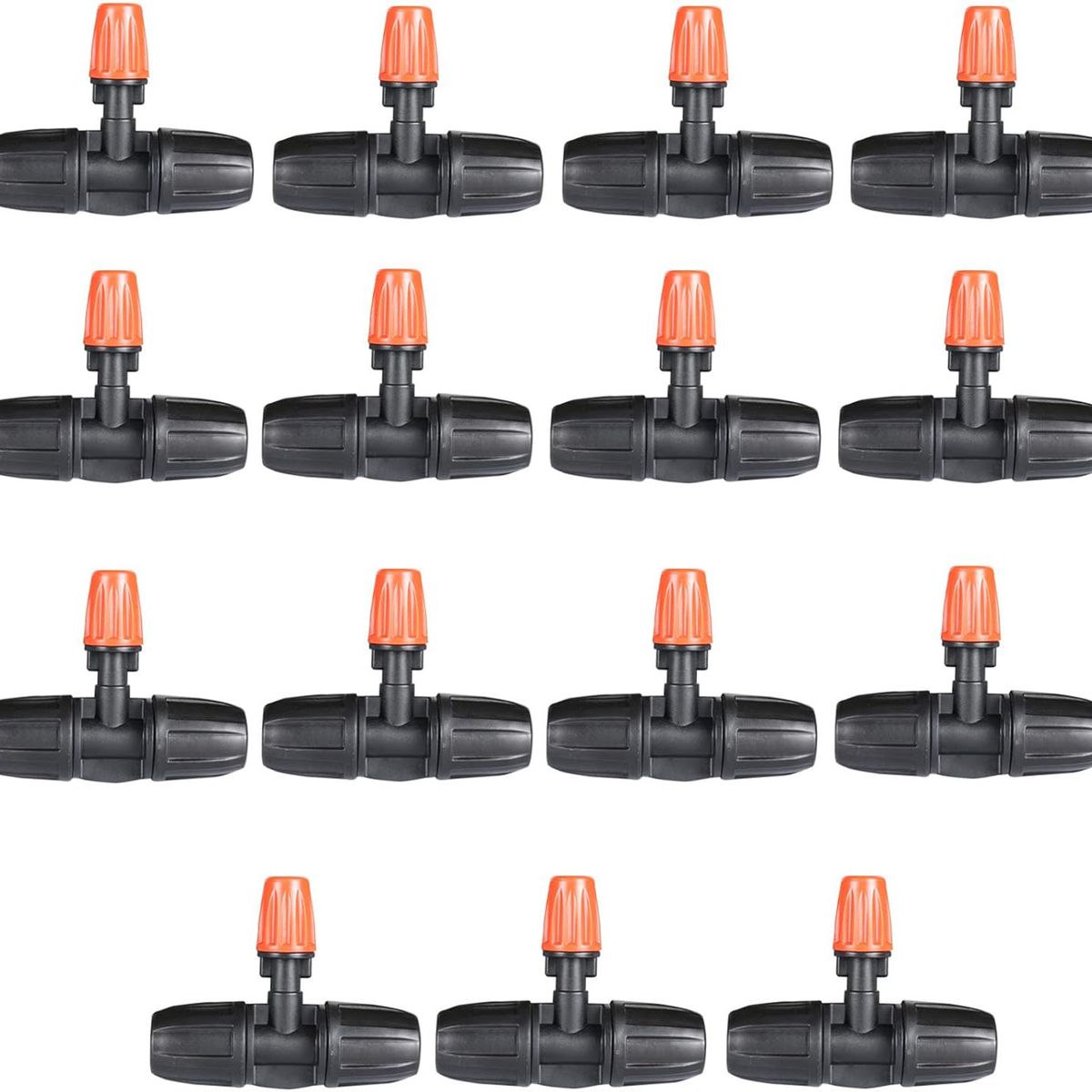 KUANGYE - 15 Boquillas De Nebulización De Riego Incluye T Conexión