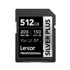 LEXAR - Tarjeta Lexar® Professional SILVER PLUS SDXC™ UHS-I 512GB