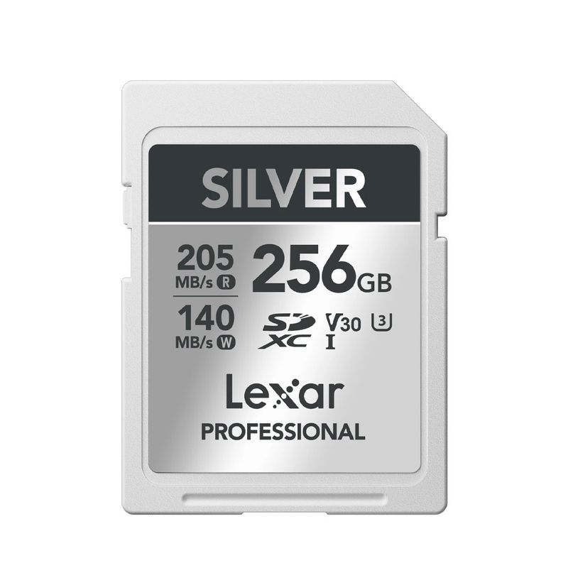 LEXAR - Tarjeta Lexar Professional SILVER SDXC UHS-I 256GB