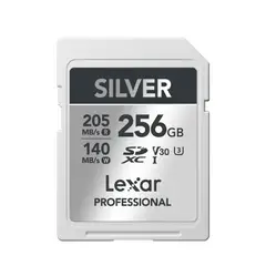 LEXAR - Tarjeta Lexar® Professional SILVER SDXC™ UHS-I 256GB