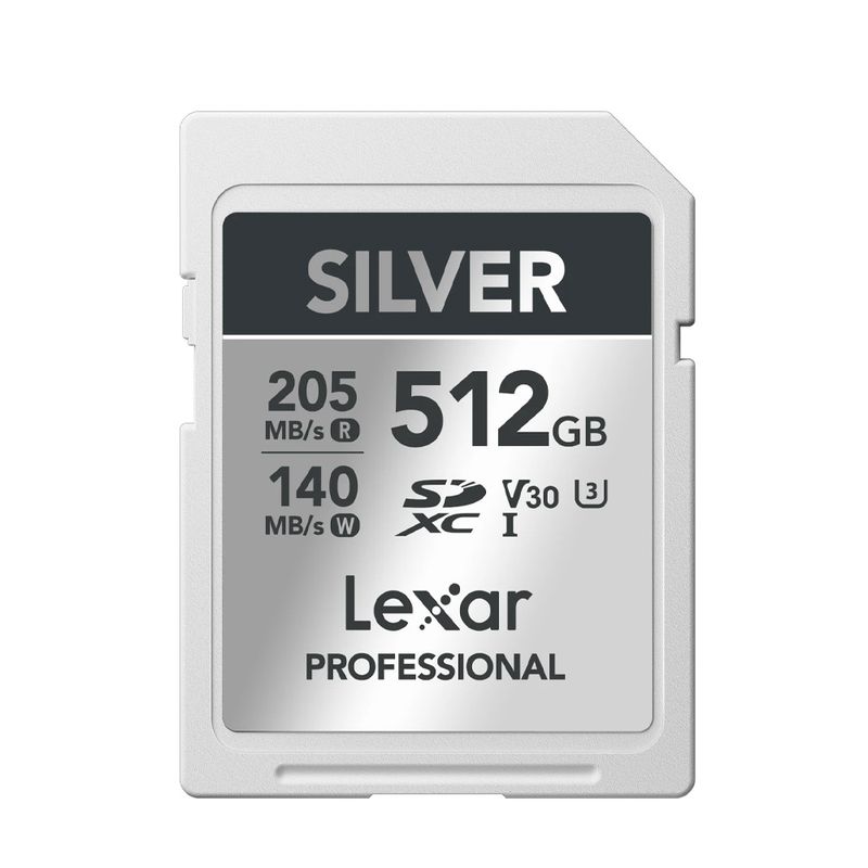 LEXAR - Tarjeta Lexar Professional SILVER SDXC UHS-I 512GB