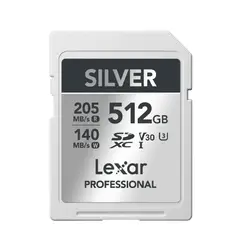 LEXAR - Tarjeta Professional SILVER SDXC UHS-I 512GB