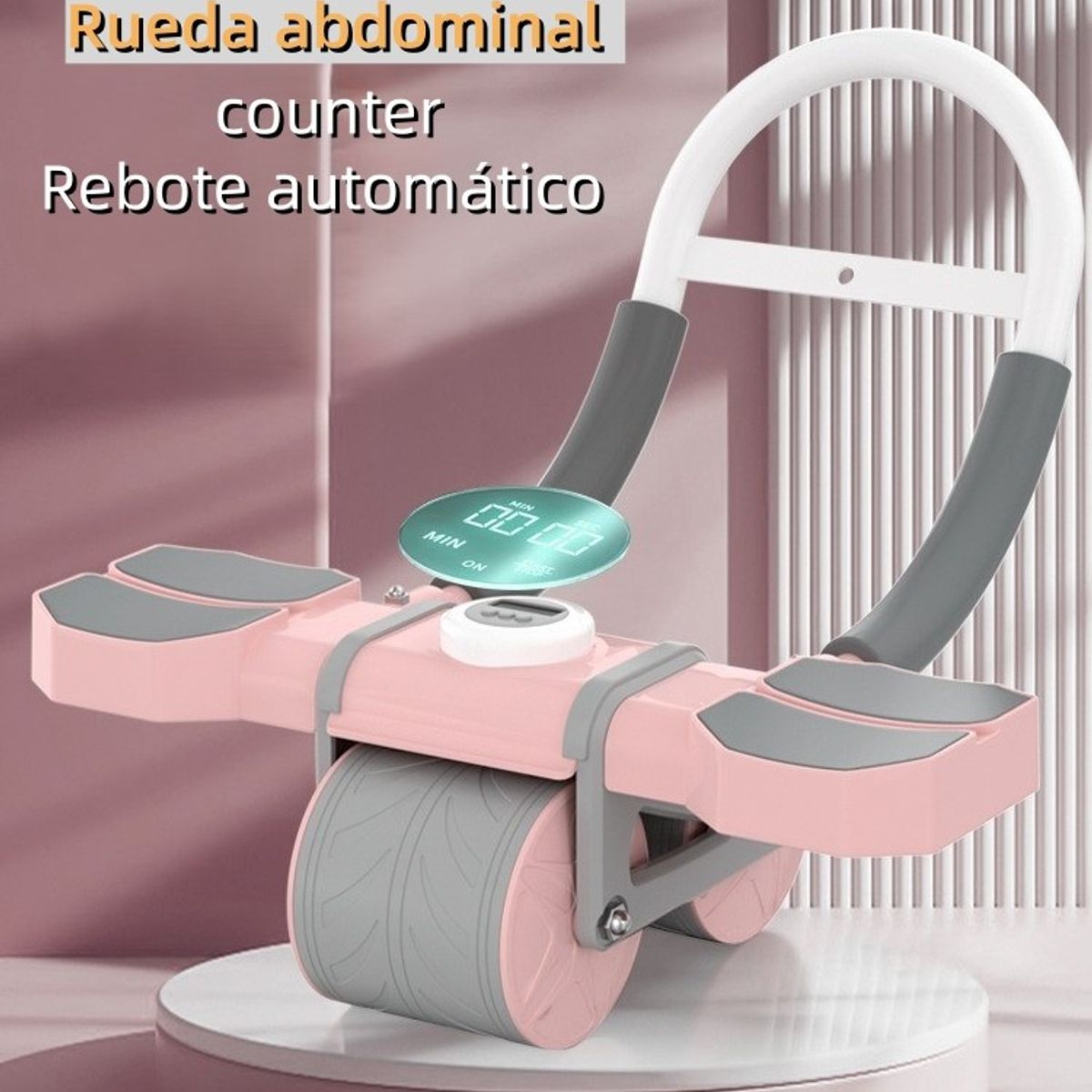 TATEE - Rueda abdominal de Rebote Soporte Codos con Soporte