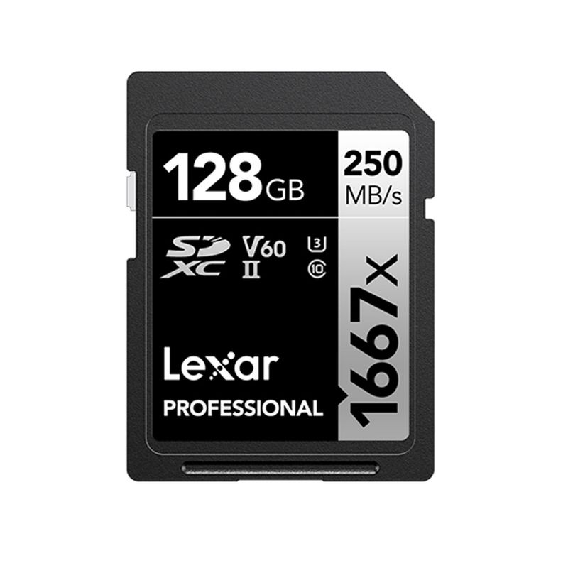 LEXAR - Tarjetas Lexar Professional 1667x SDXC UHS-II Serie SILVER 128GB