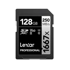 LEXAR - Tarjetas Lexar® Professional 1667x SDXC™ UHS-II Serie SILVER 128GB