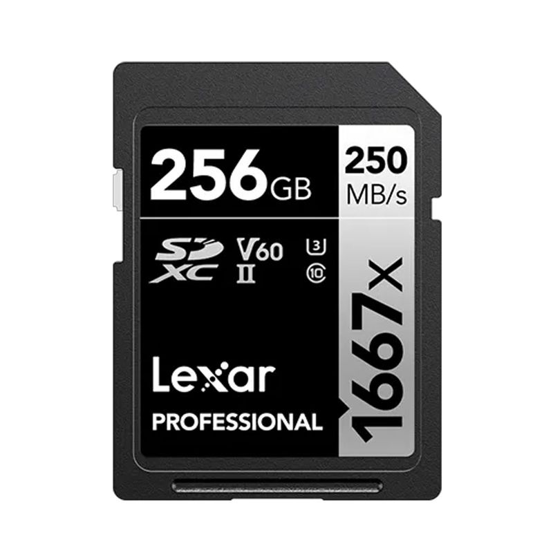 LEXAR - Tarjetas Lexar Professional 1667x SDXC UHS-II Serie SILVER 256GB