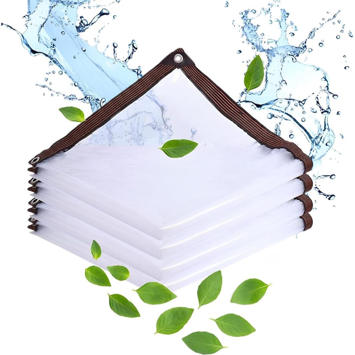 KUANGYE - Lonas Transparentes Resistentes Impermeables 3x4 M