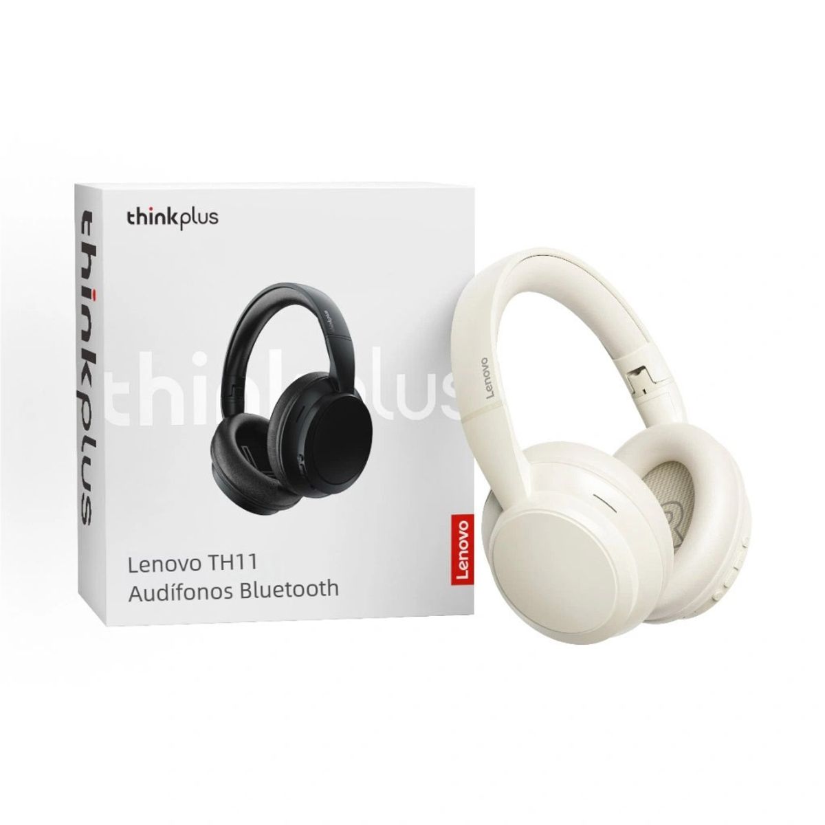 LENOVO - Audífonos Bluetooth Lenovo TH11 Beige