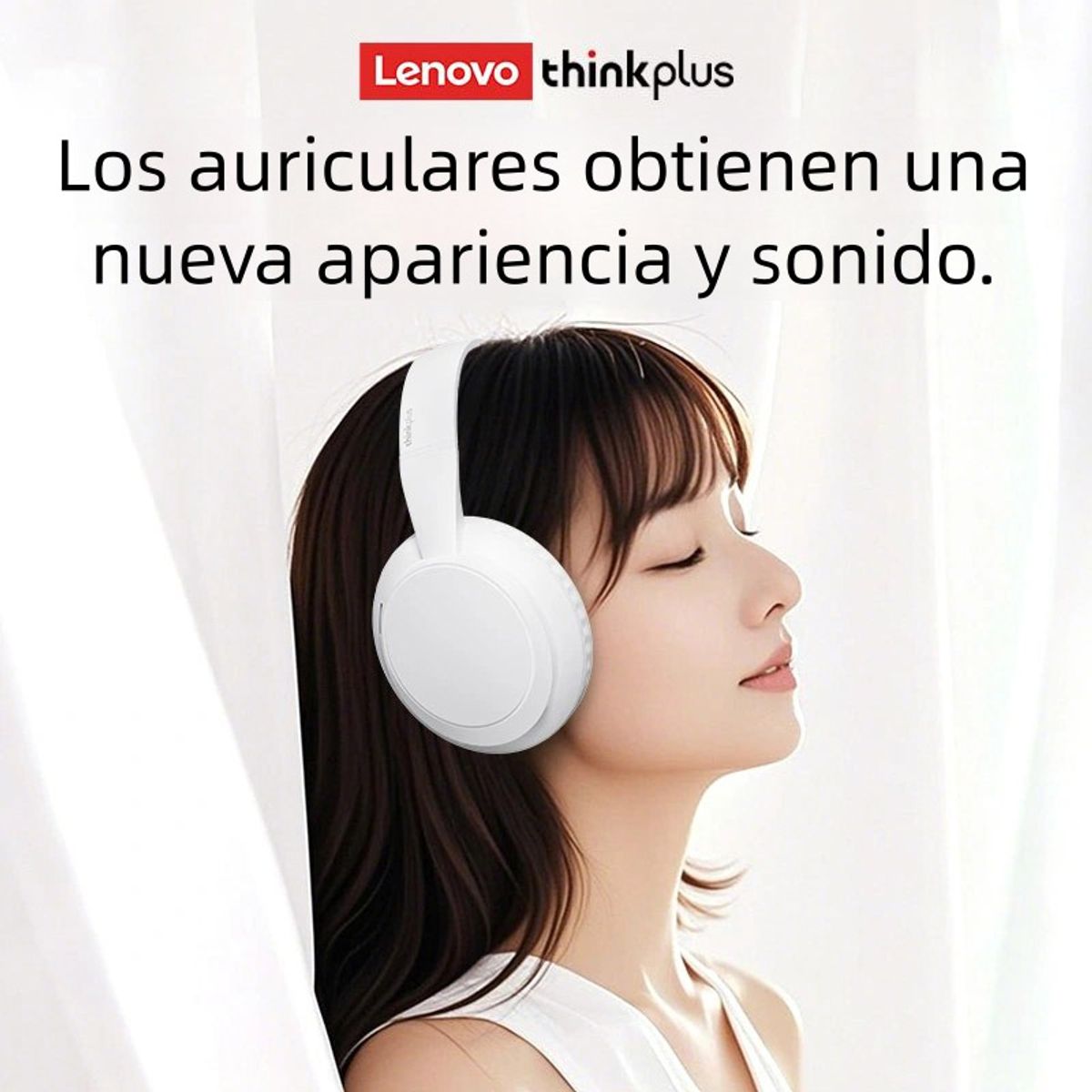 LENOVO - Audífonos Bluetooth Lenovo TH11 Beige