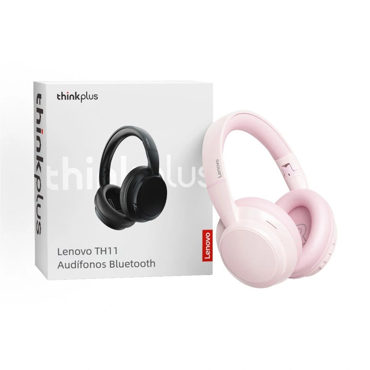 LENOVO - Audífonos Bluetooth Lenovo TH11 Rosa