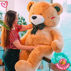GENERICO - OSO Gigante Kiss Me 180 CM CAFÉ
