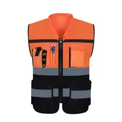 ATURE - Chaleco Geólogo Ingeniero Reflectante Bolsillos Premium