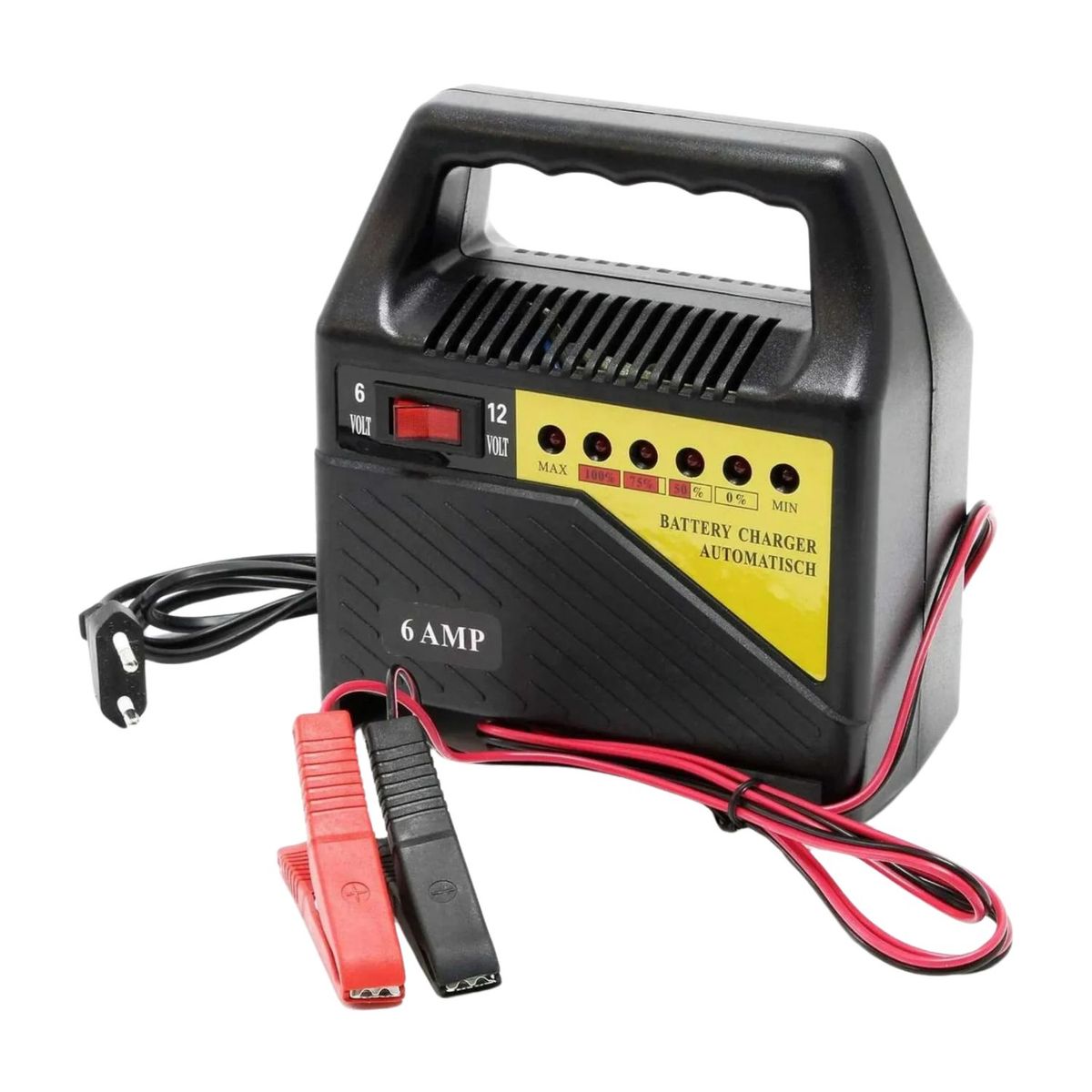 GENERICO - Cargador de Bateria Auto Jiageng 12V On-Off para Emergencias