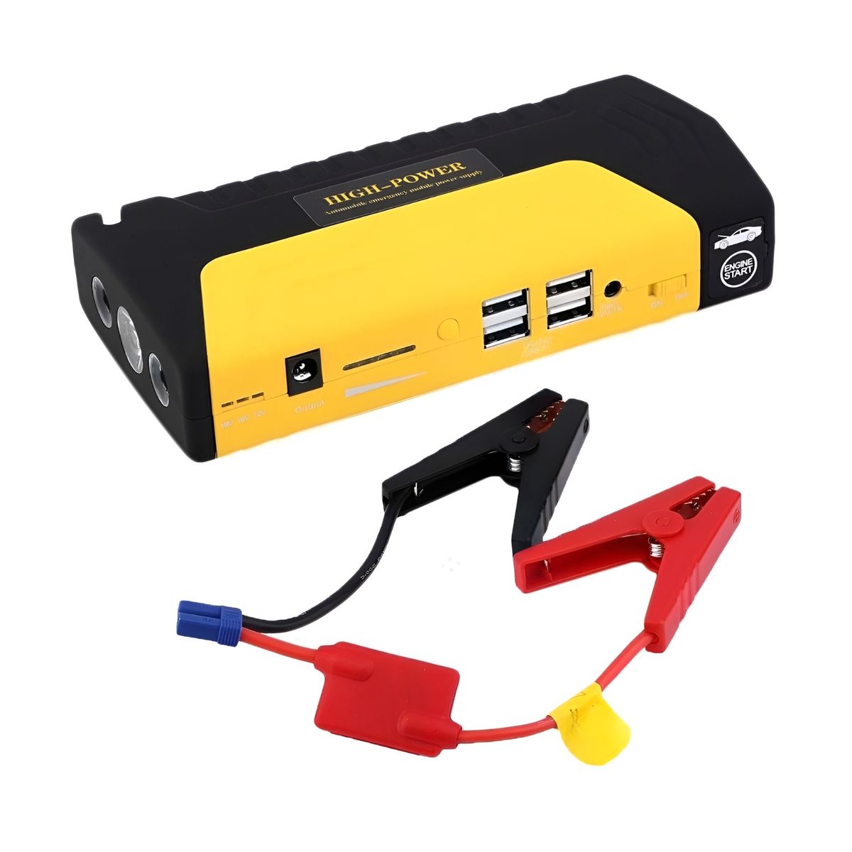 Partidor de Auto Bateria Powerbank Cargador USB Celular 12V, marca GENERICO - Foto Principal