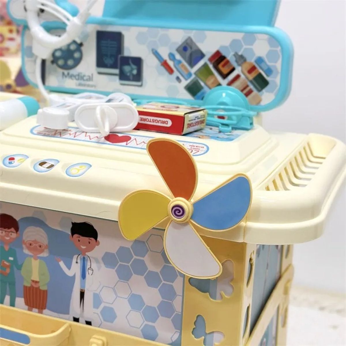 EVERSO - Set Juego De Rol Doctor Para Niñas Y Niños 9 Piezas De 3 A 7