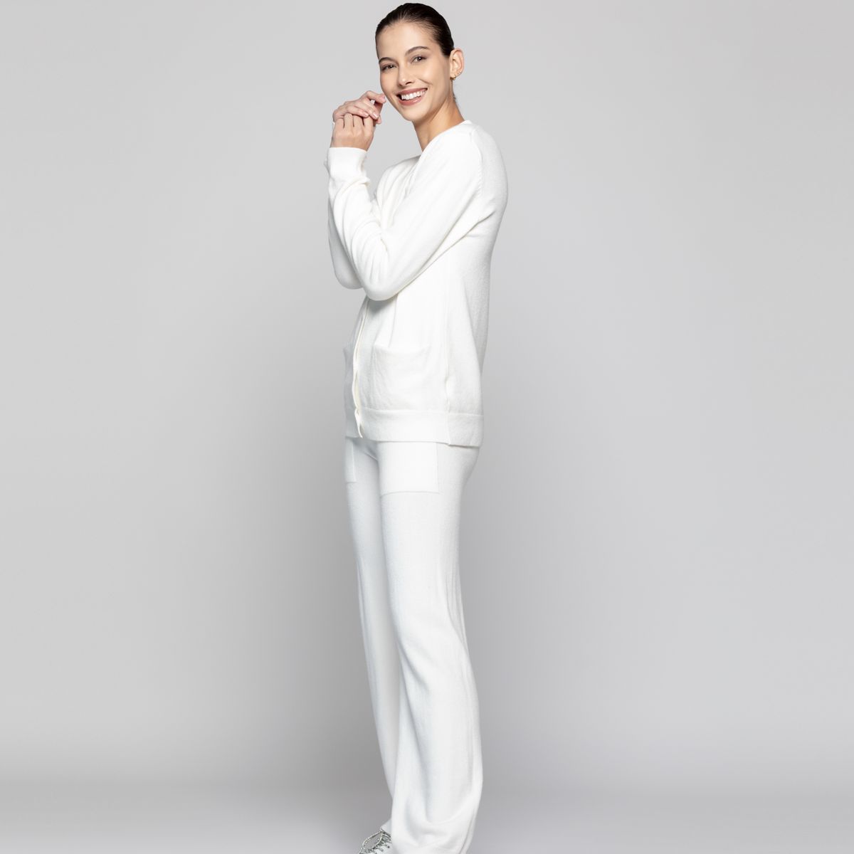 LINEATRE - Sweater Mujer Selva Blanco Lineatre