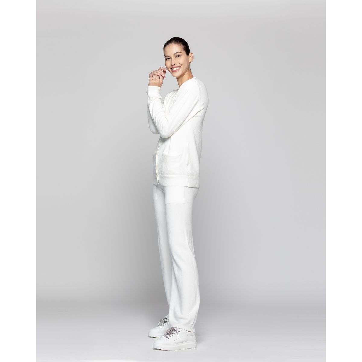 LINEATRE - Sweater Mujer Selva Blanco Lineatre