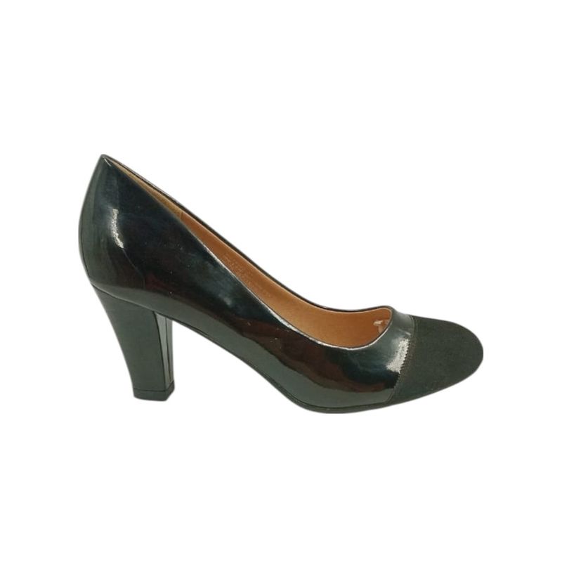 HERIEL - Zapato Negro Taco Mujer