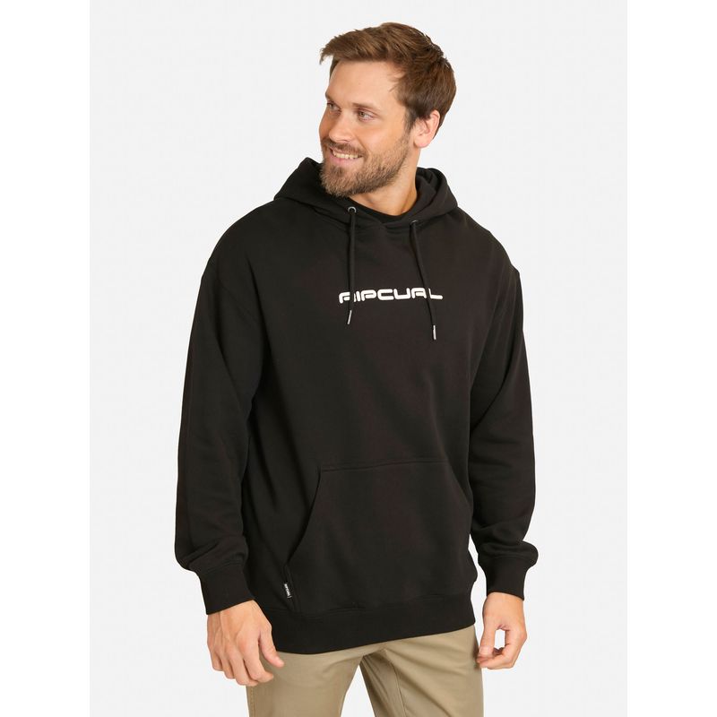 RIP CURL - Poleron Canguro Coast Negro Hombre Rip Curl - Negro