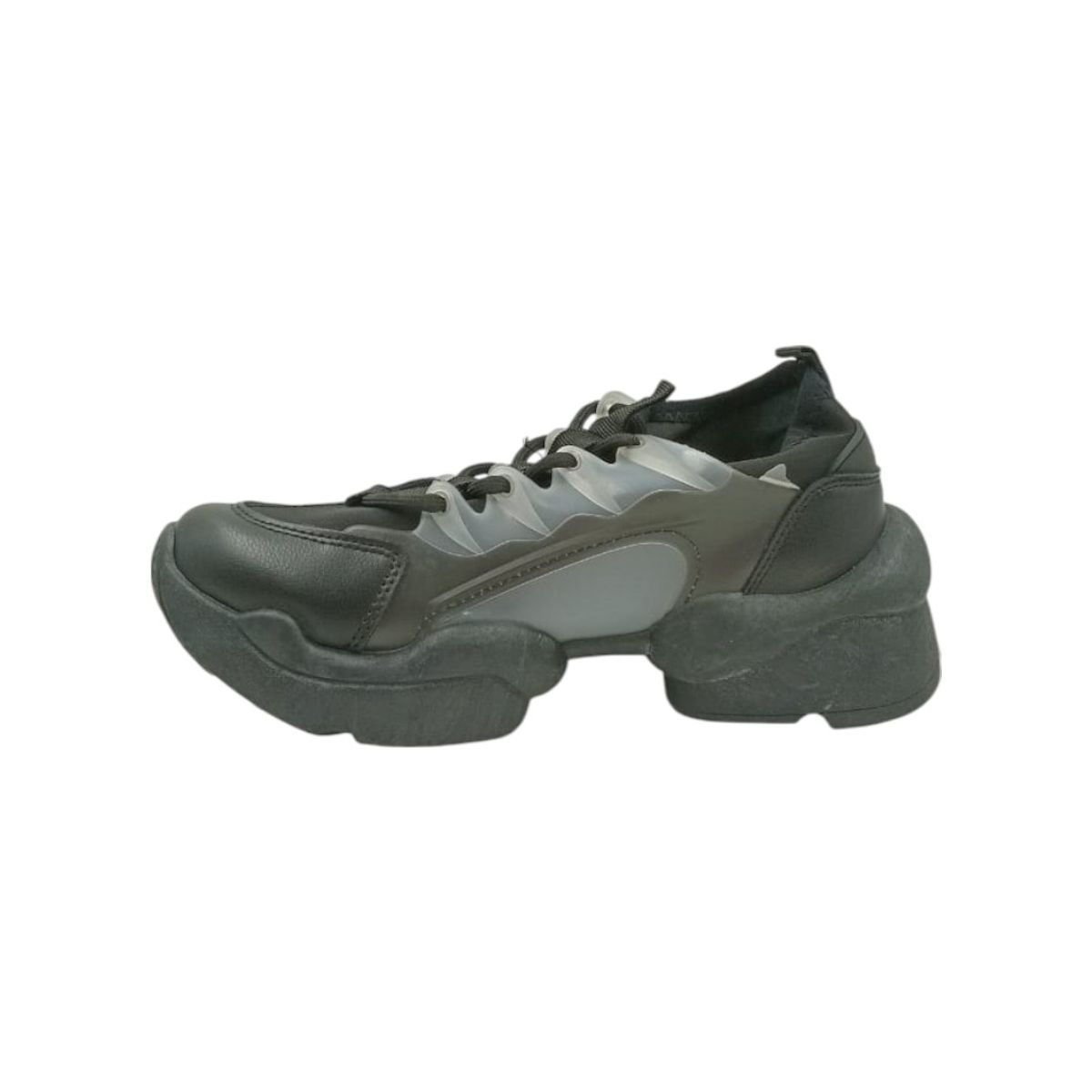 HERIEL - Zapatilla Negra Plataforma Mujer