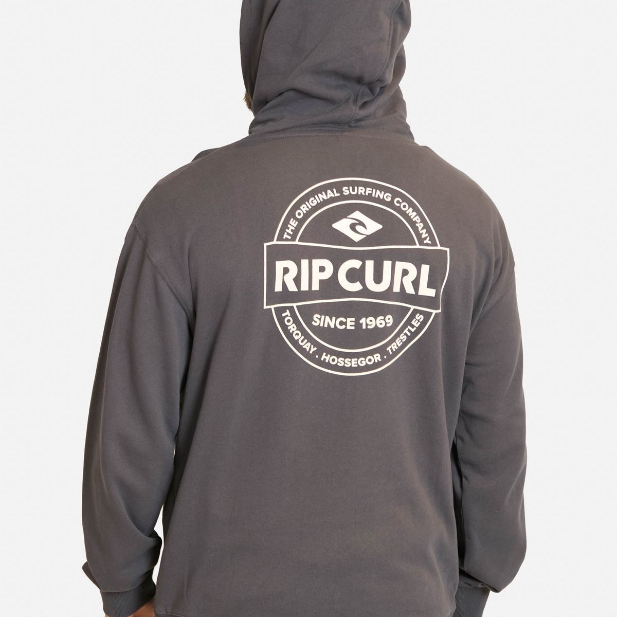 RIP CURL - Poleron Canguro Bay Gris Hombre Rip Curl - Gris