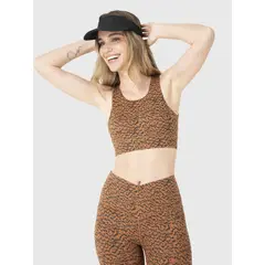 BSOUL - Peto Deportivo Mujer Open Bra café