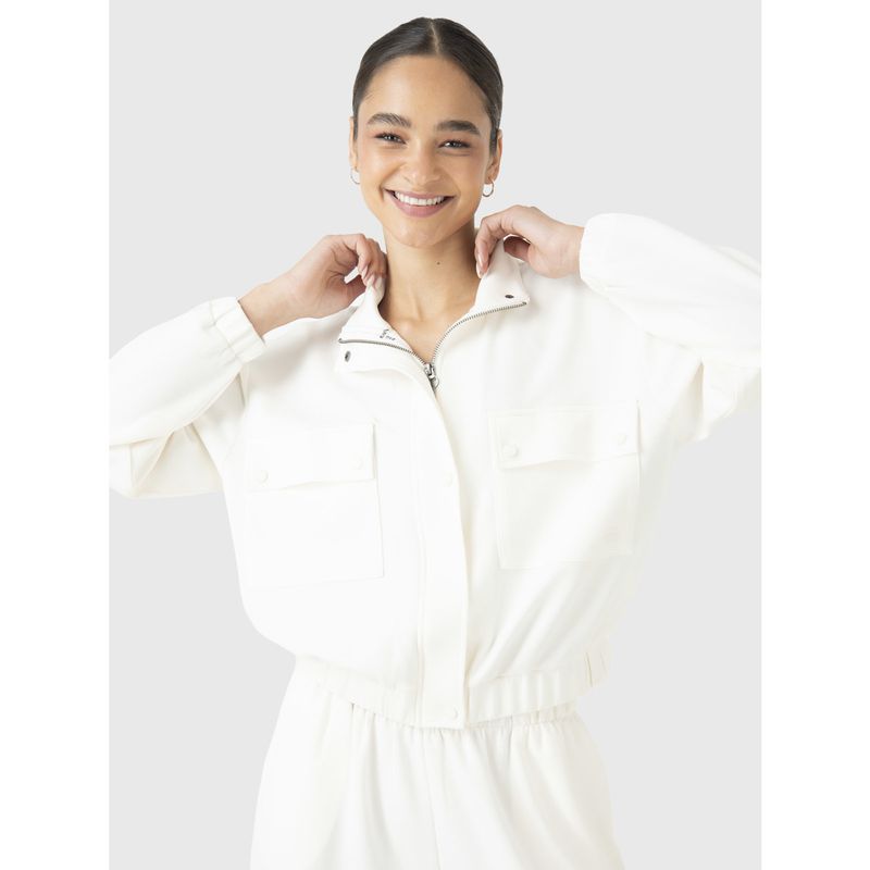 BSOUL - Polerón Mujer Modal Sweatshirt Crudo BSOUL