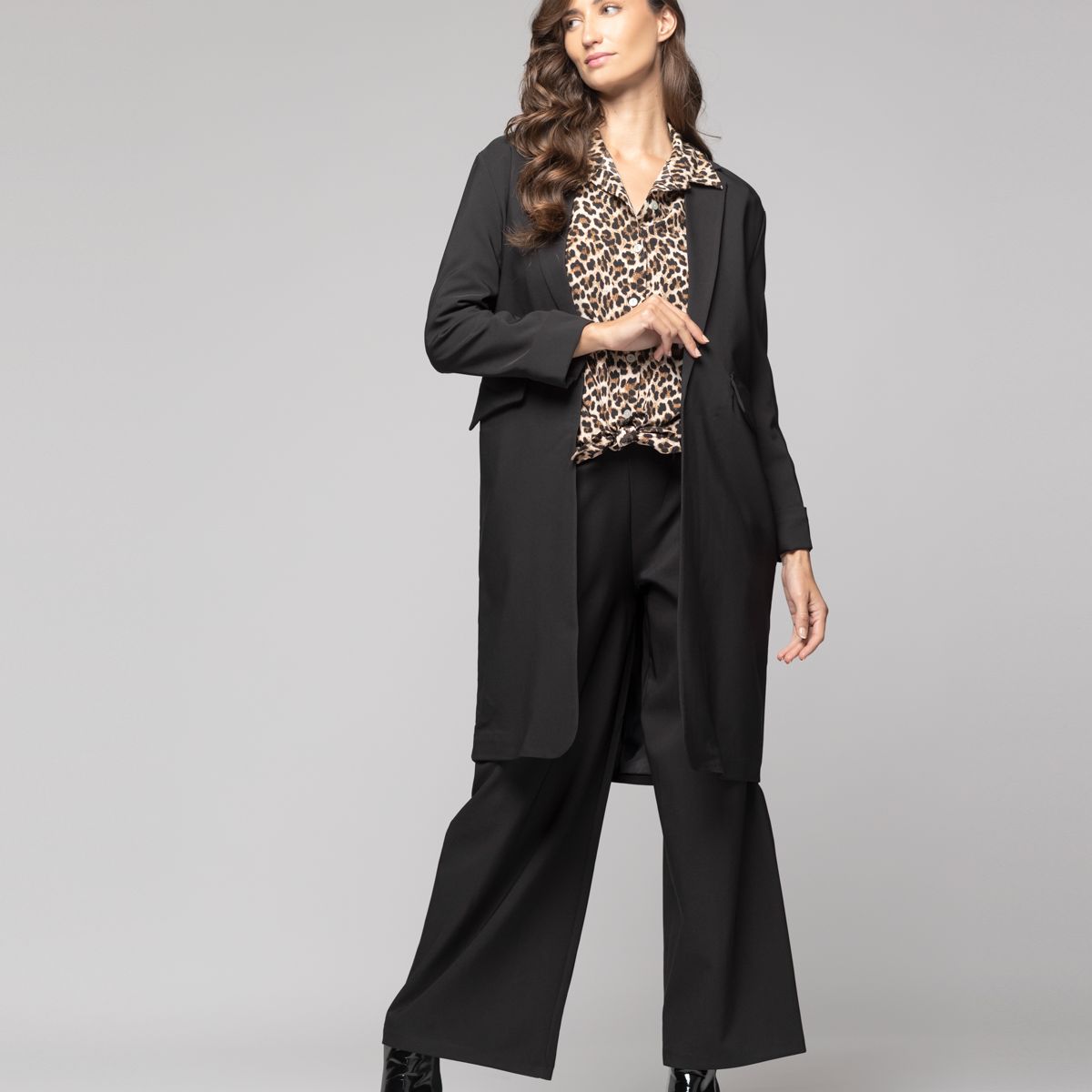 LINEATRE - Chaqueta Mujer Ornella Negro Lineatre