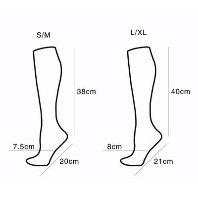 Imagen 2 del producto Medias Compresivas Calcetines Compresión Várices Surtidos 6u
