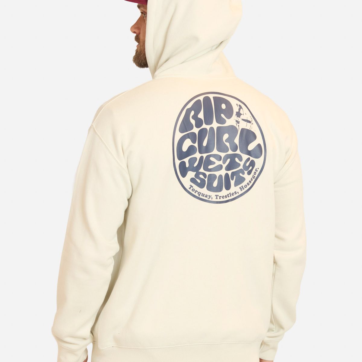 RIP CURL - Poleron FZ Boys Shoulder Wetsuit Blanco Hombre Rip Curl - Blanco