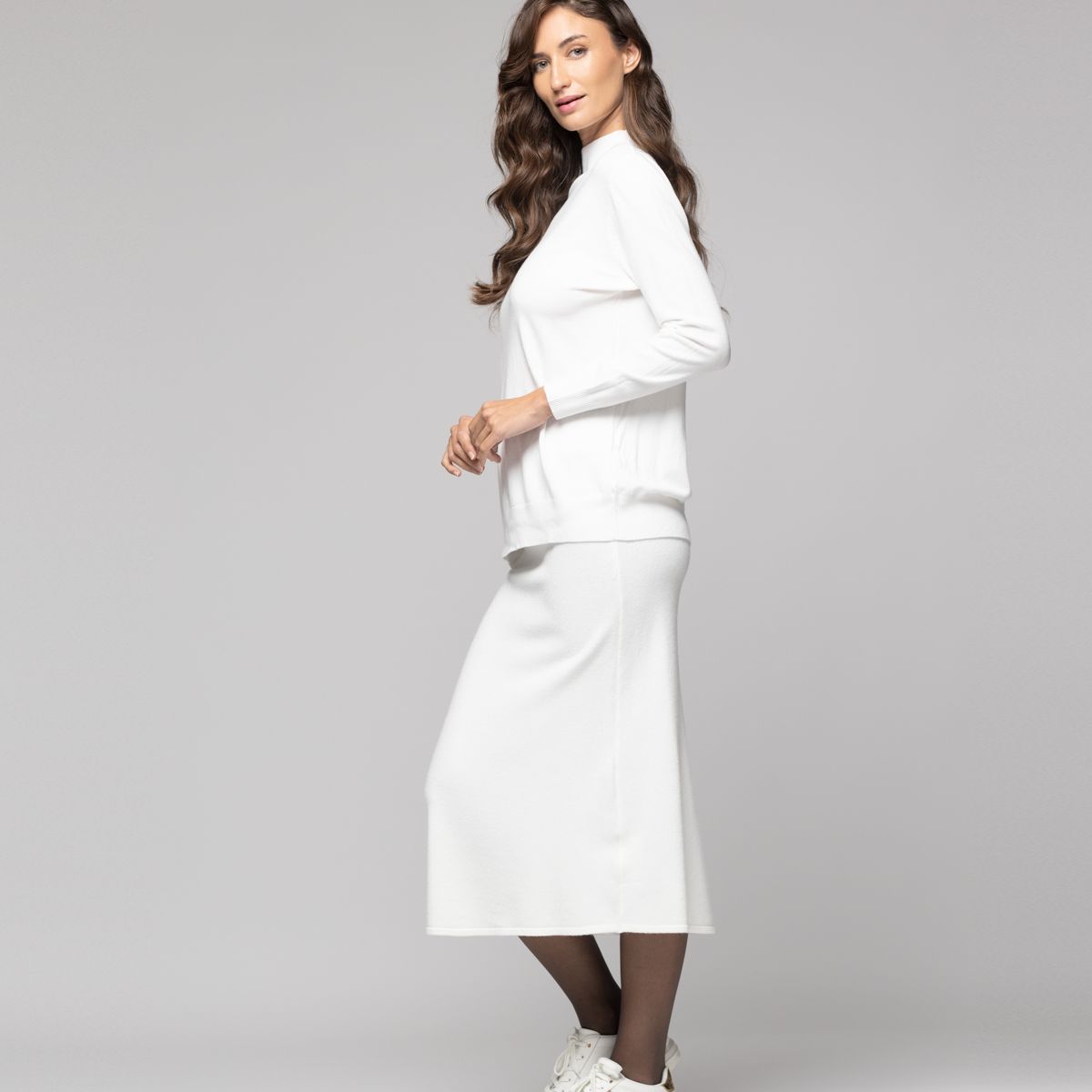 LINEATRE - Sweater Mujer Nube Blanco Lineatre