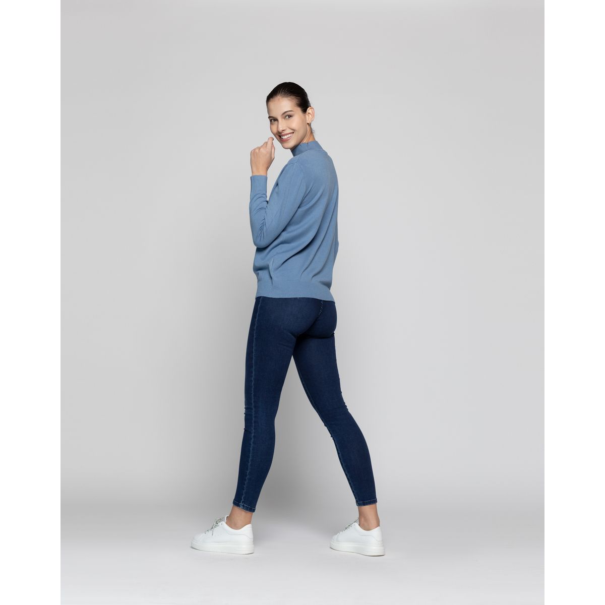 LINEATRE - Sweater Mujer Nube Azul Lineatre
