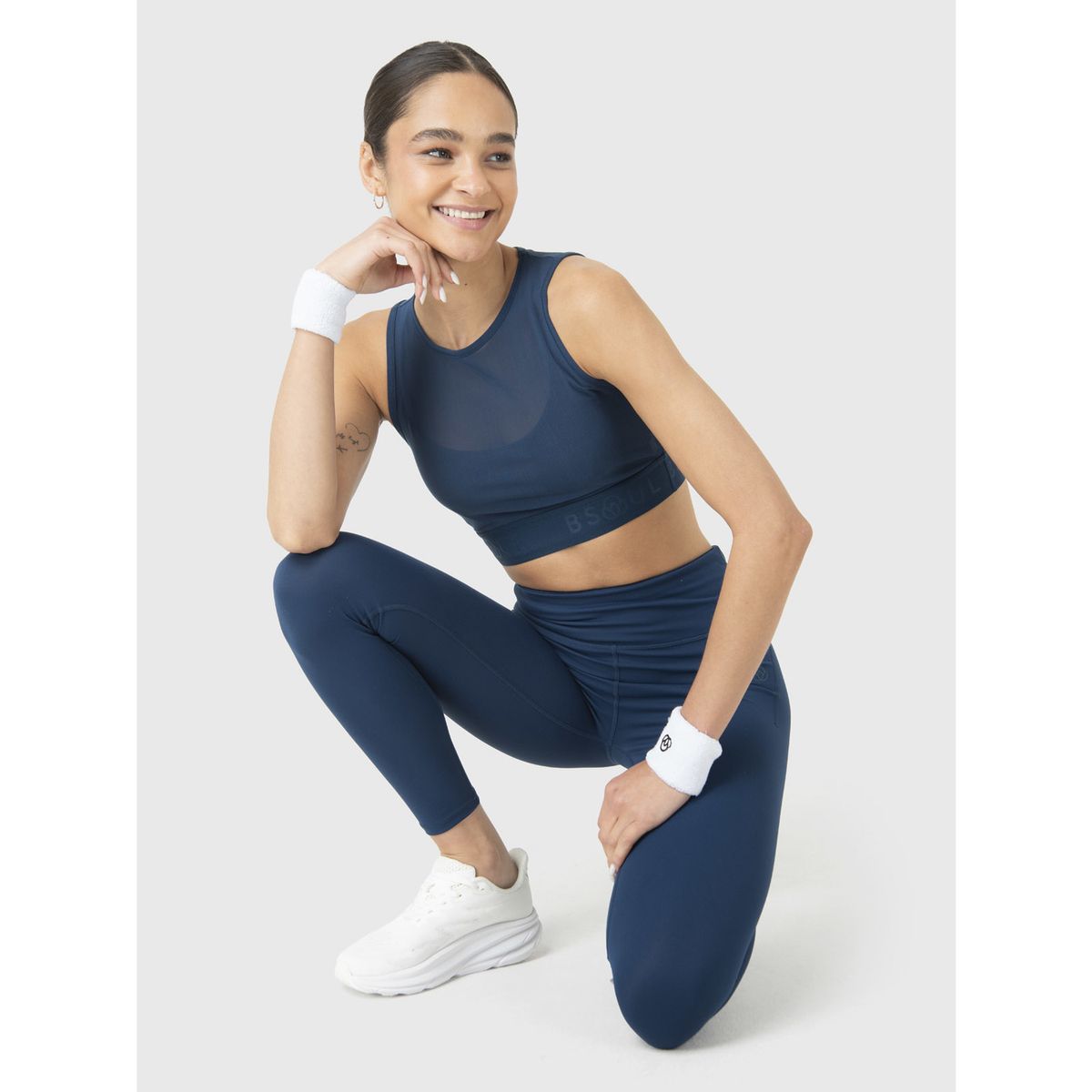 BSOUL - Peto Deportivo Mujer Cropped Vest Azul BSOUL