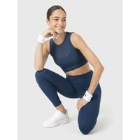 Peto Deportivo Mujer Cropped Vest Azul