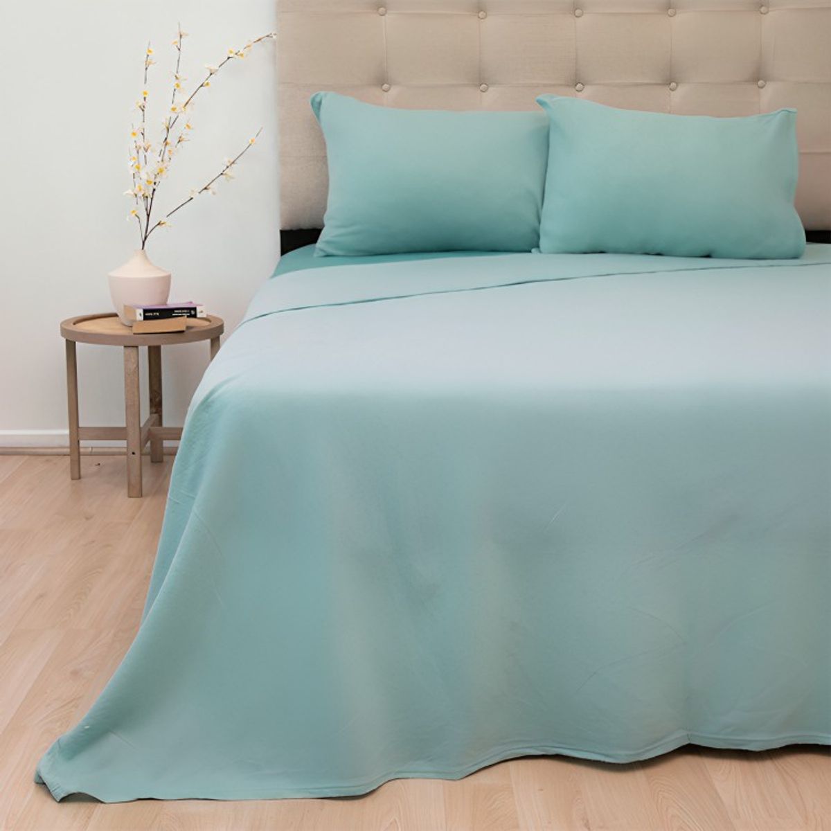 DORAL - Sábanas de Polar Composé King 2,5 Plazas / Bicolor Turquesa – Doral