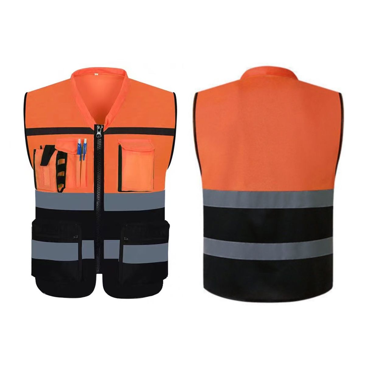 ATURE - Chaleco Geólogo Ingeniero Reflectante Bolsillos Premium