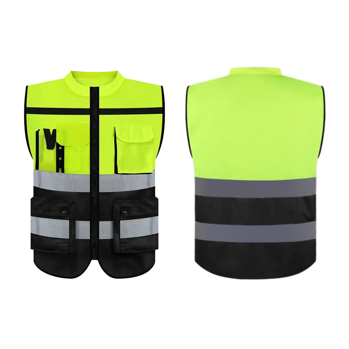 ATURE - Chaleco Geólogo Ingeniero Reflectante Bolsillos Premium