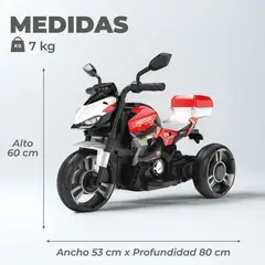 MUNDO ONLINE - Moto Electrica Niño a Bateria Nitro Italy V4 Luz y Sonido